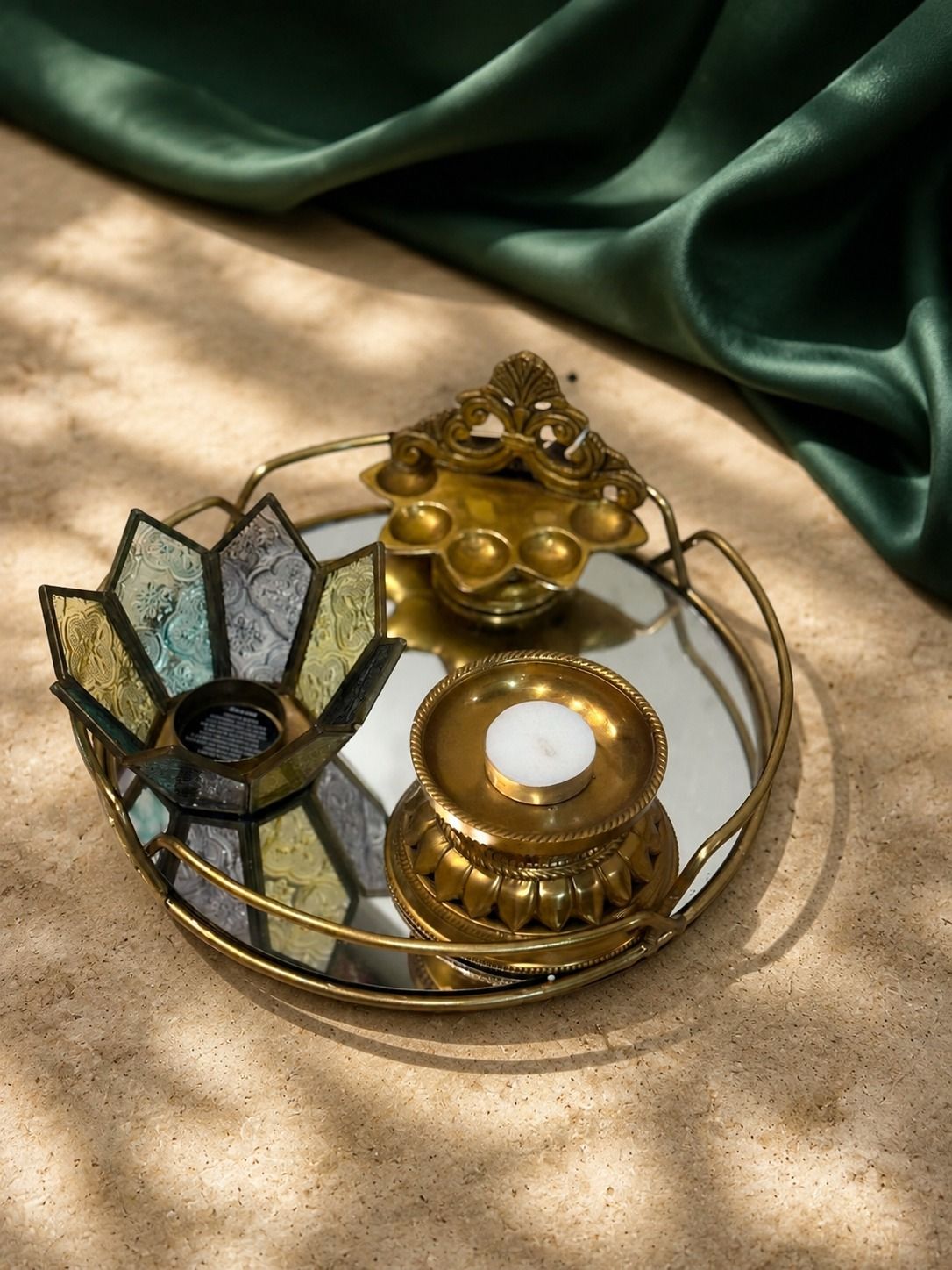 Aarti Diya Set