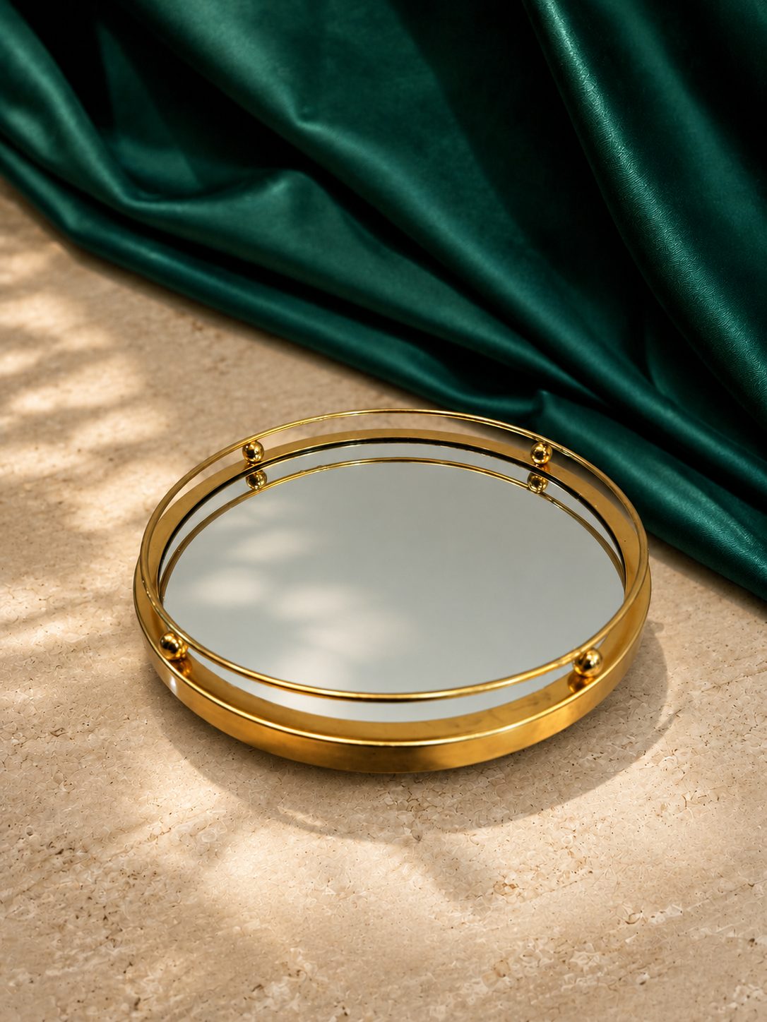 Chandra Round Tray