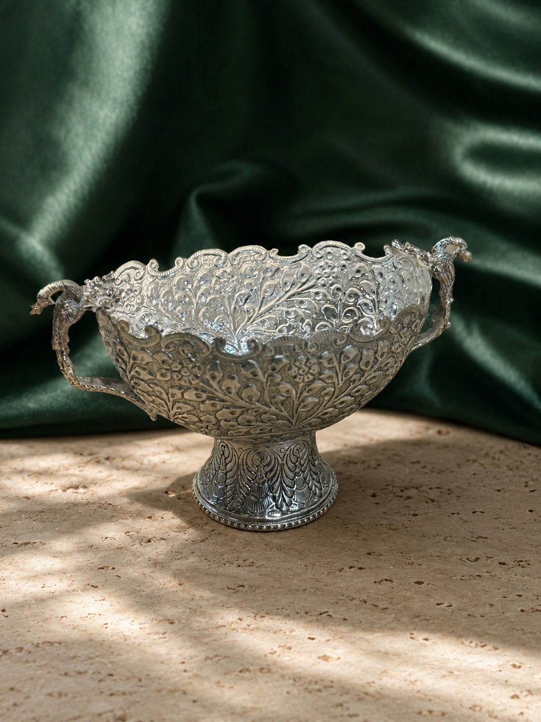 Rajat Pedestal Bowl